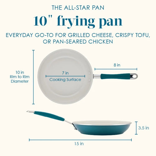 2-Piece Ceramic Nonstick Skillet Set