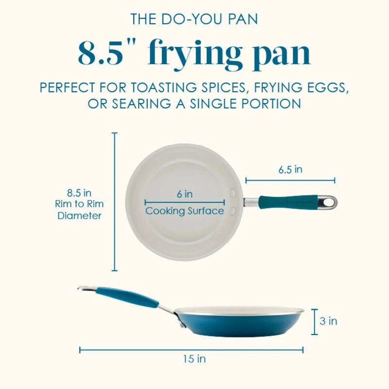 2-Piece Ceramic Nonstick Skillet Set