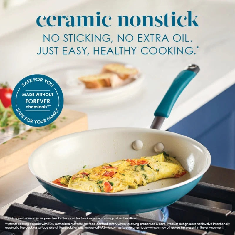 2-Piece Ceramic Nonstick Skillet Set